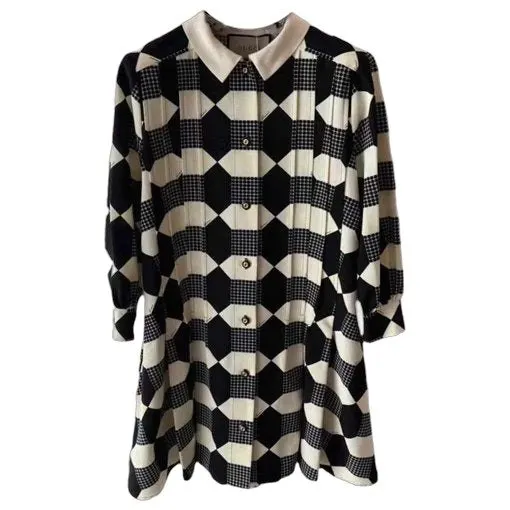 Gucci Cotton Dress MultiColor Cotton Very good - Front View