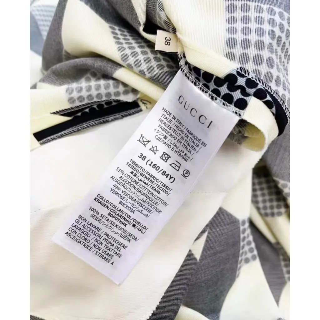 Gucci Cotton Dress MultiColor Cotton Very good - Inside View