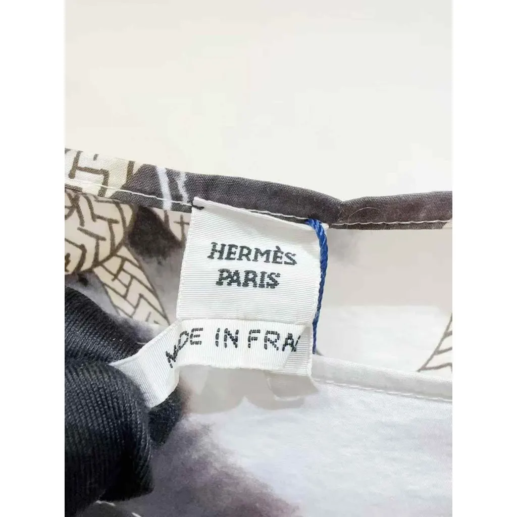 Hermes White Cotton Top White Cotton Very good - Inside View