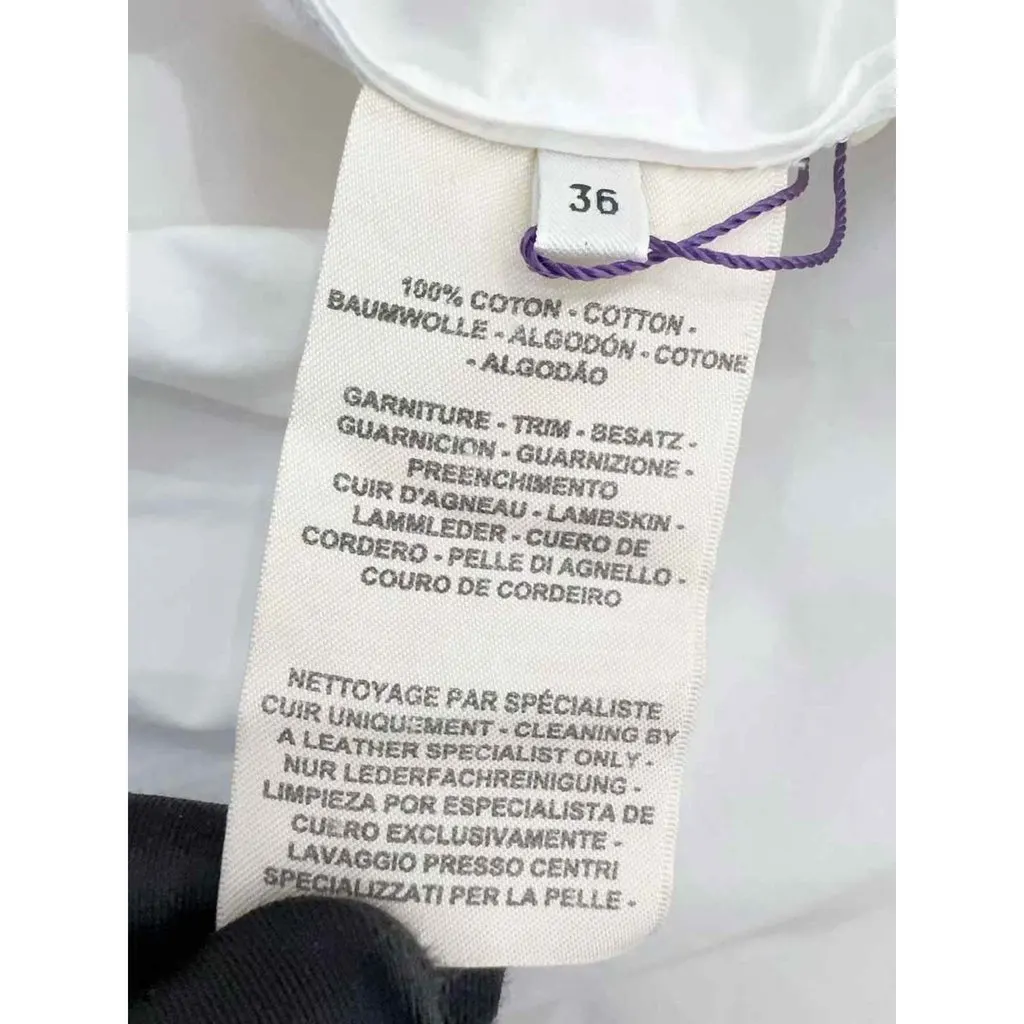 Hermes White Cotton Top White Cotton Very good - Model View