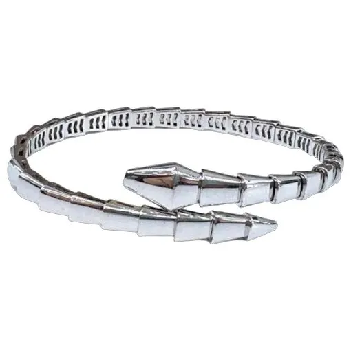 Bvlgari Serpenti Viper White Gold Bracelet MultiColor White Gold Very good - Front View