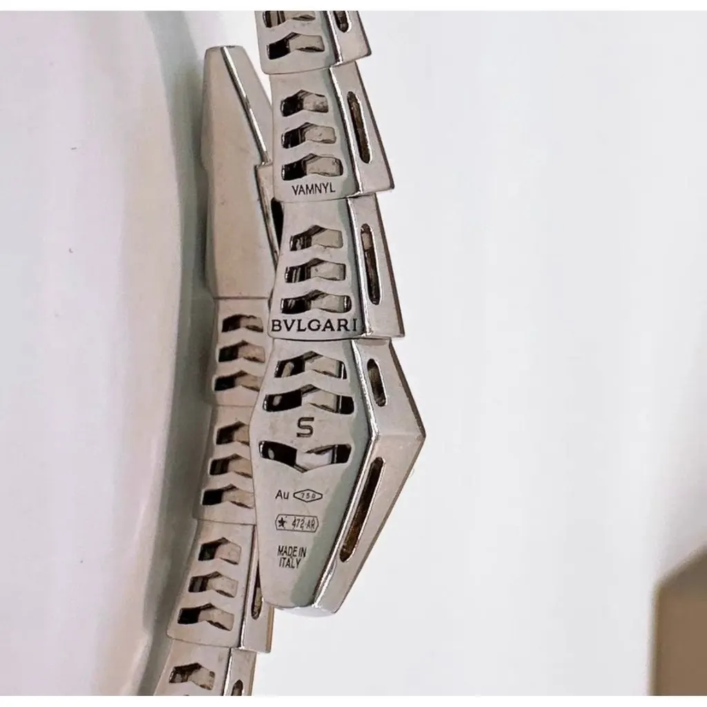 Bvlgari Serpenti Viper White Gold Bracelet MultiColor White Gold Very good - Model View