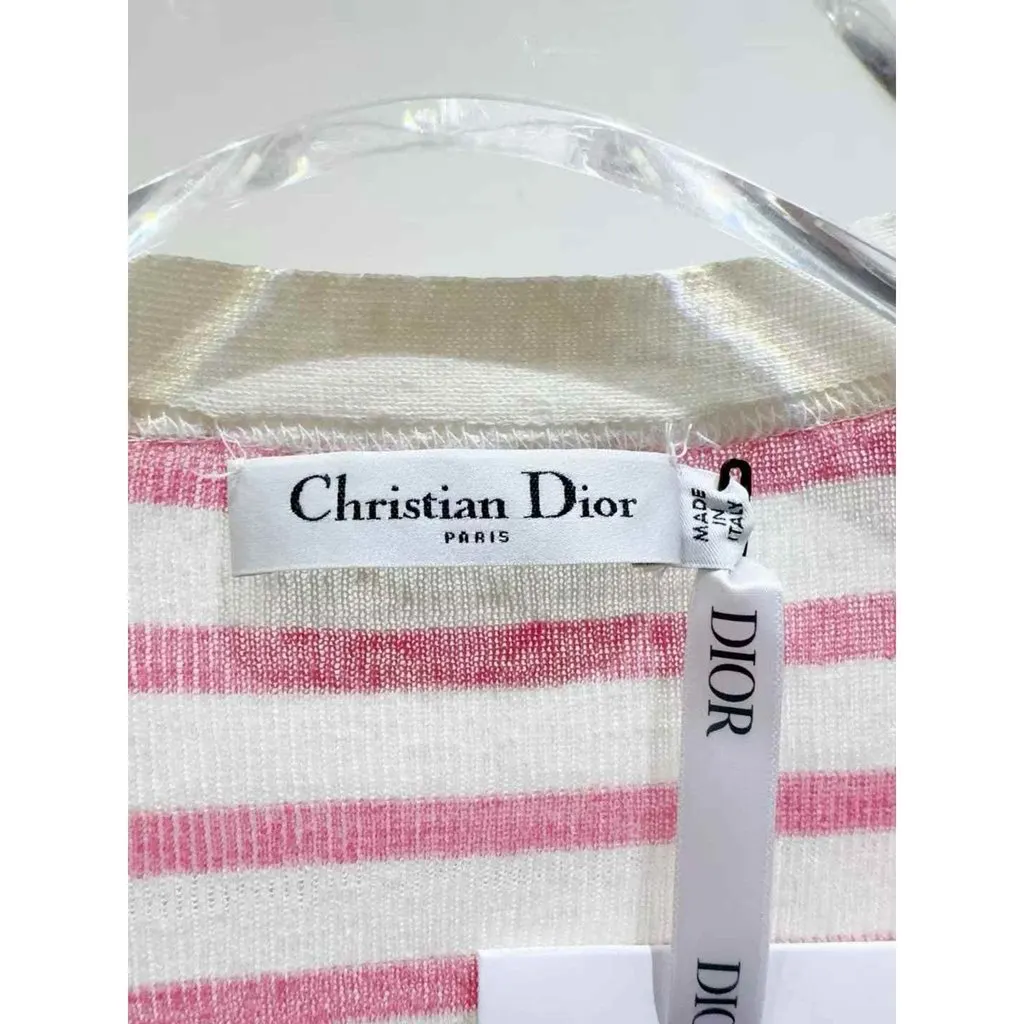 Dior J'Adior Linen Knitwear MultiColor Linen Never worn, with tag - Back View