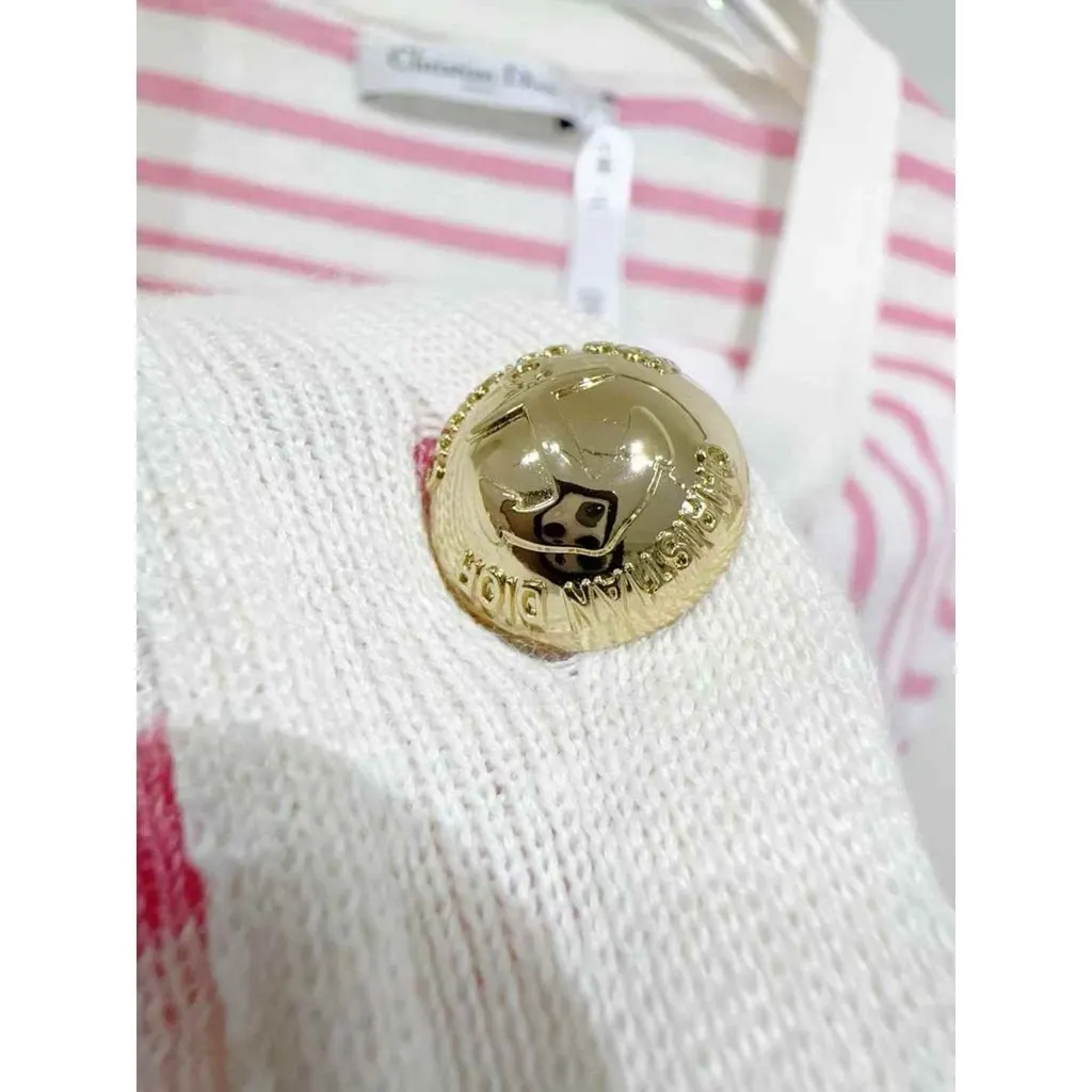 Dior J'Adior Linen Knitwear MultiColor Linen Never worn, with tag - Inside View
