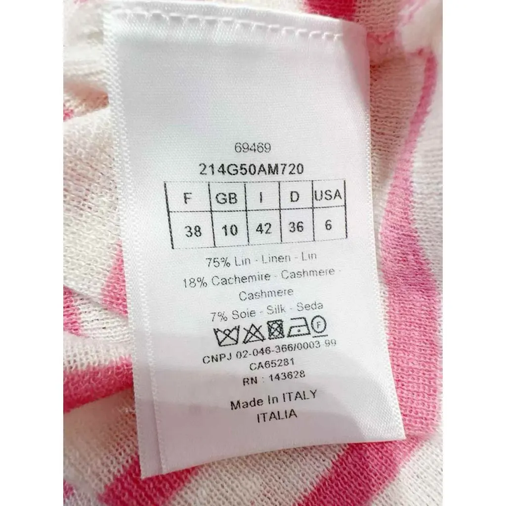Dior J'Adior Linen Knitwear MultiColor Linen Never worn, with tag - Box View