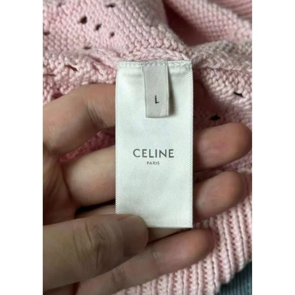 Celine Cotton Top MultiColor Cotton Never worn, with tag - Inside View