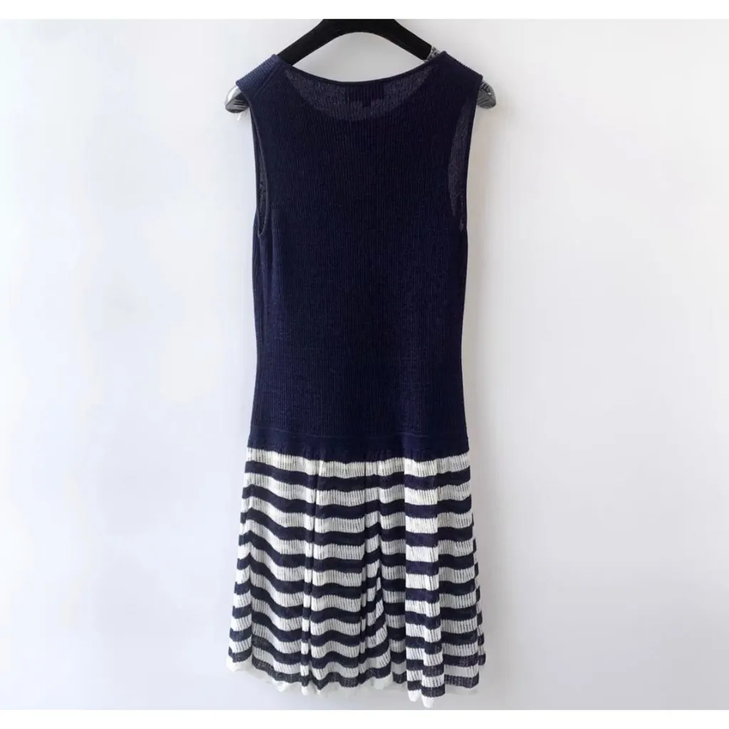 Chanel Viscose Dress MultiColor Viscose Very good - Back View