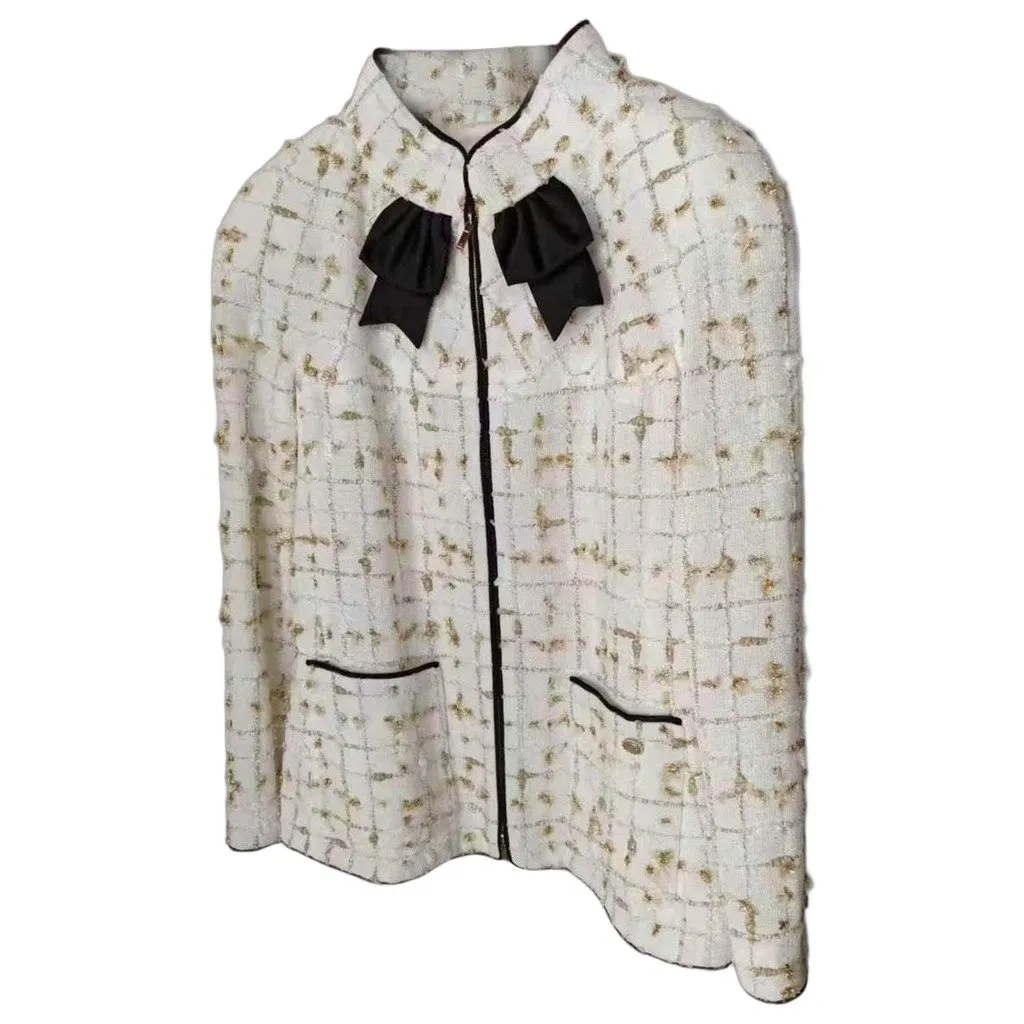 Chanel La Petite Veste Noire Tweed Jacket MultiColor Tweed Very good - Front View