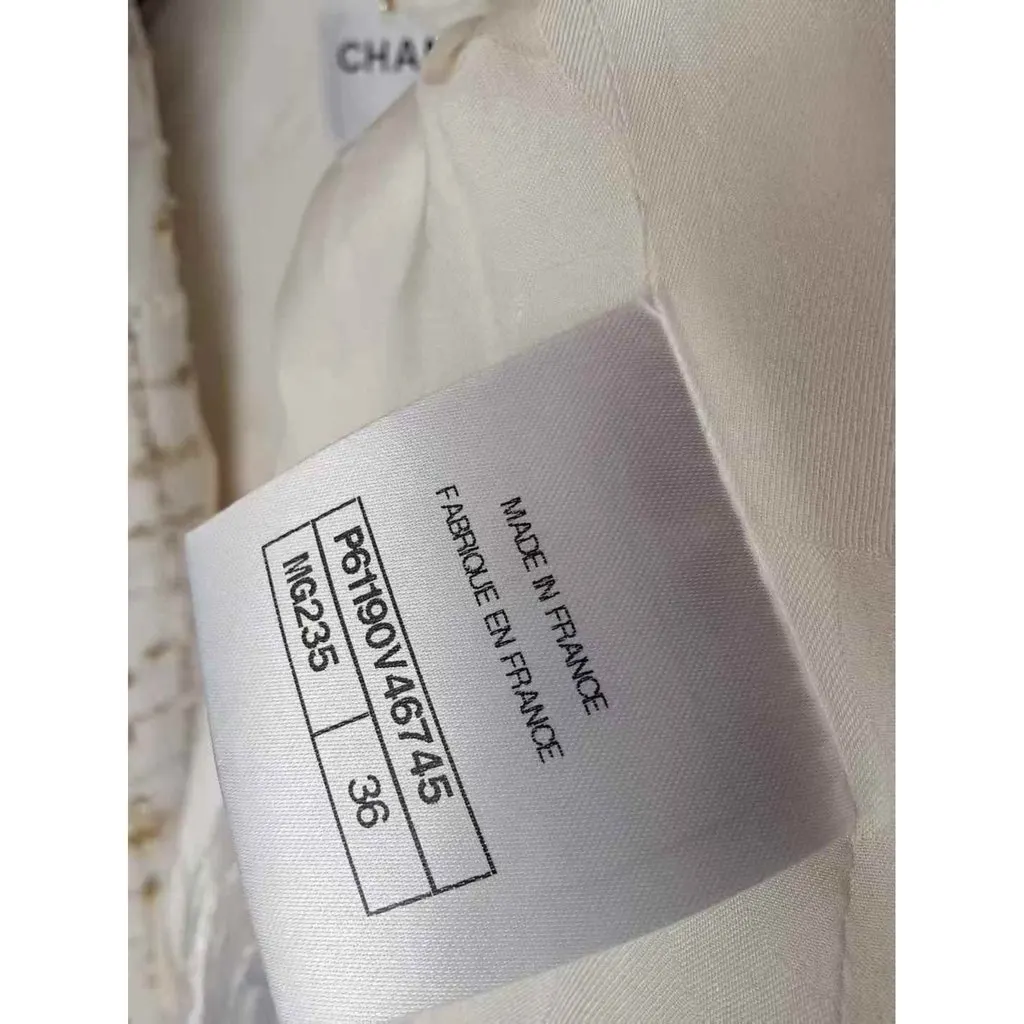 Chanel La Petite Veste Noire Tweed Jacket MultiColor Tweed Very good - Inside View