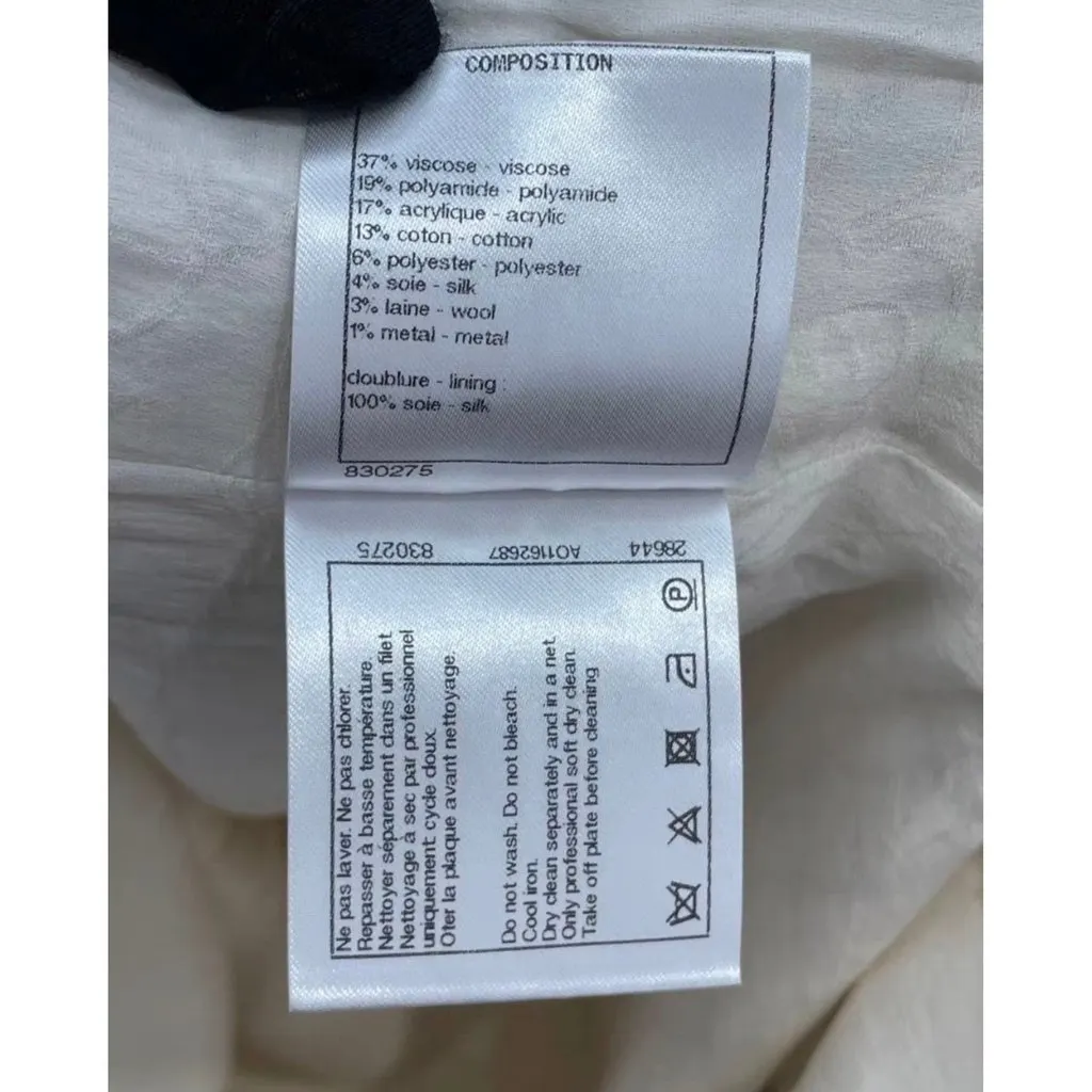 Chanel Viscose Dress MultiColor Viscose Never worn, with tag - Box View