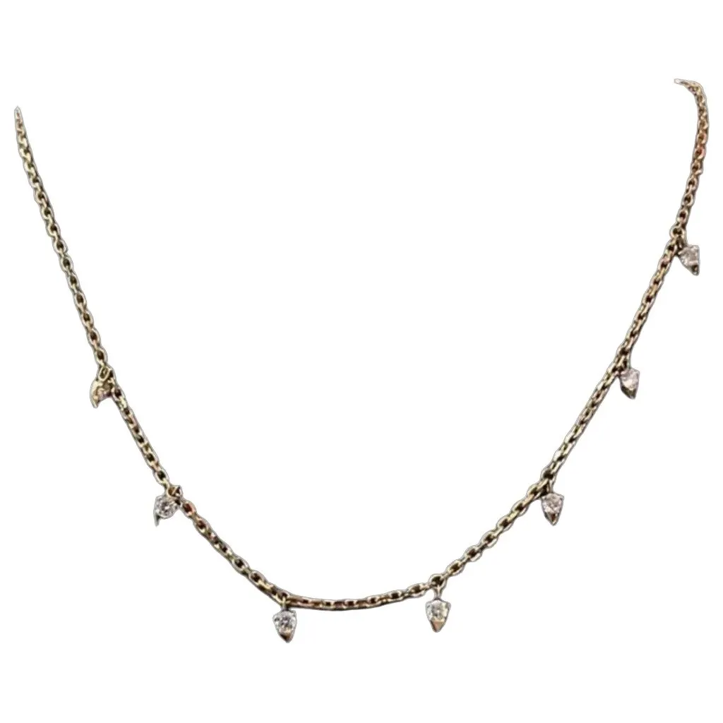Piaget Pink Gold Necklace MultiColor Lace Very good - Front View