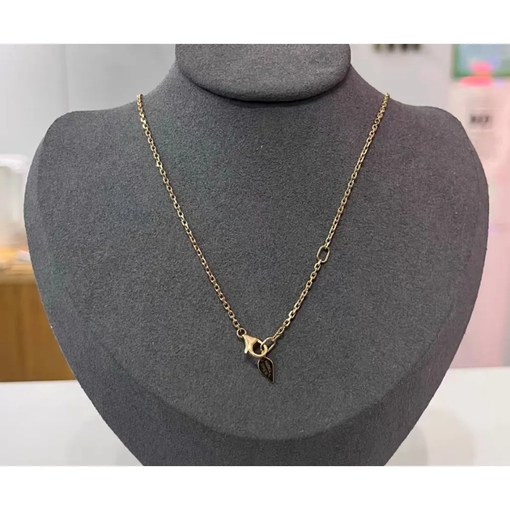 Piaget Pink Gold Necklace MultiColor Lace Very good - Back View