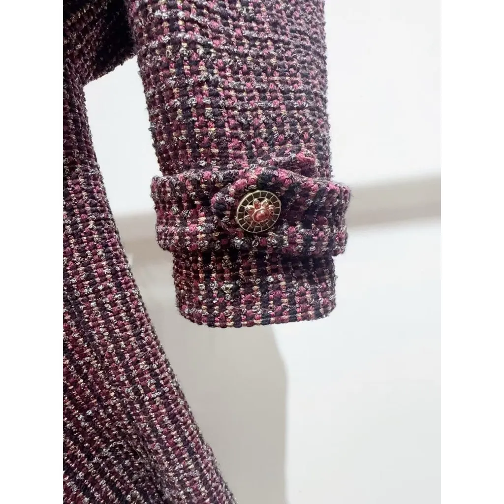 Chanel La Petite Veste Noire Wool Jacket MultiColor Wool Very good - Model View