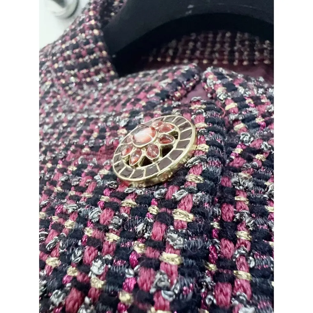 Chanel La Petite Veste Noire Wool Jacket MultiColor Wool Very good - Box View