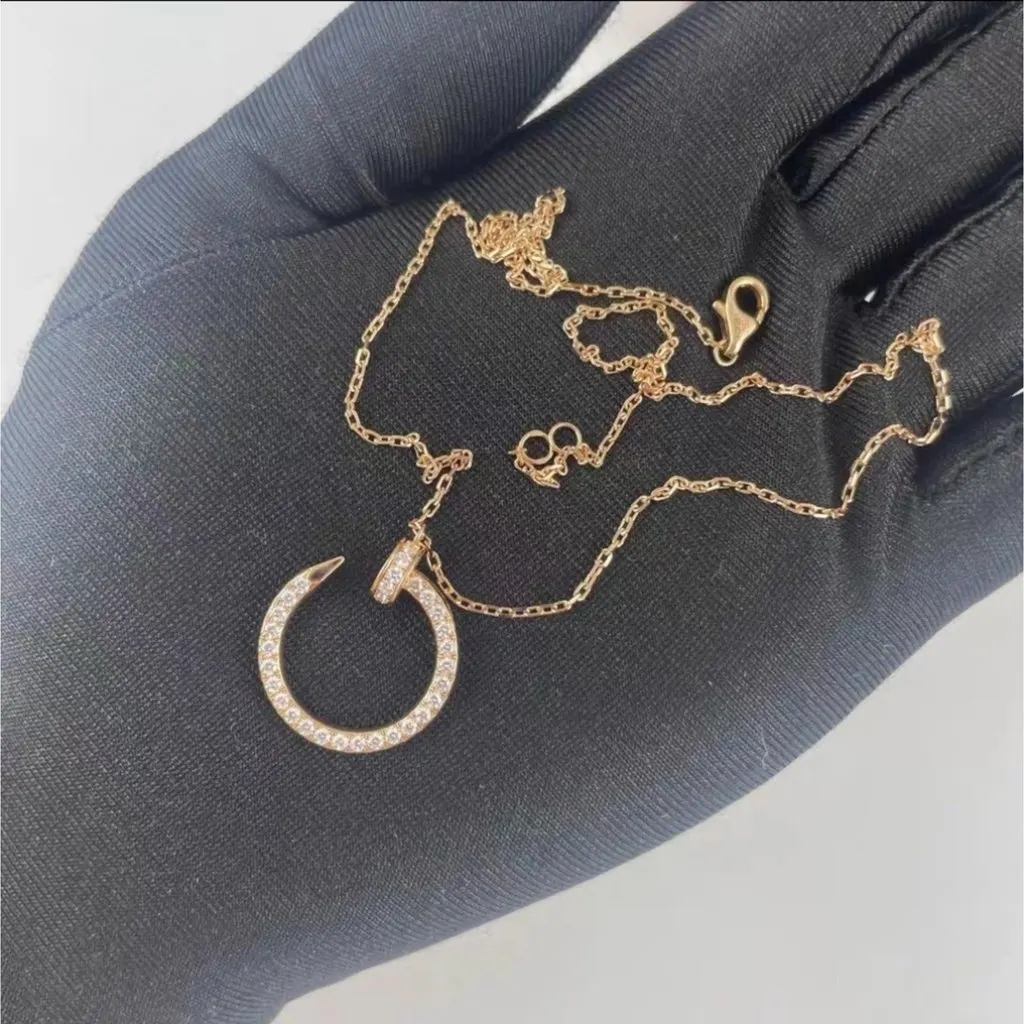 Cartier Juste Un Clou Pink Gold Necklace MultiColor Lace Very good - Inside View