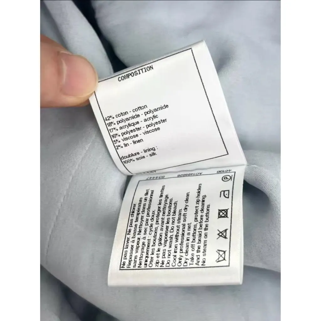 Chanel Tweed Coat MultiColor Tweed Never worn, with tag - Box View
