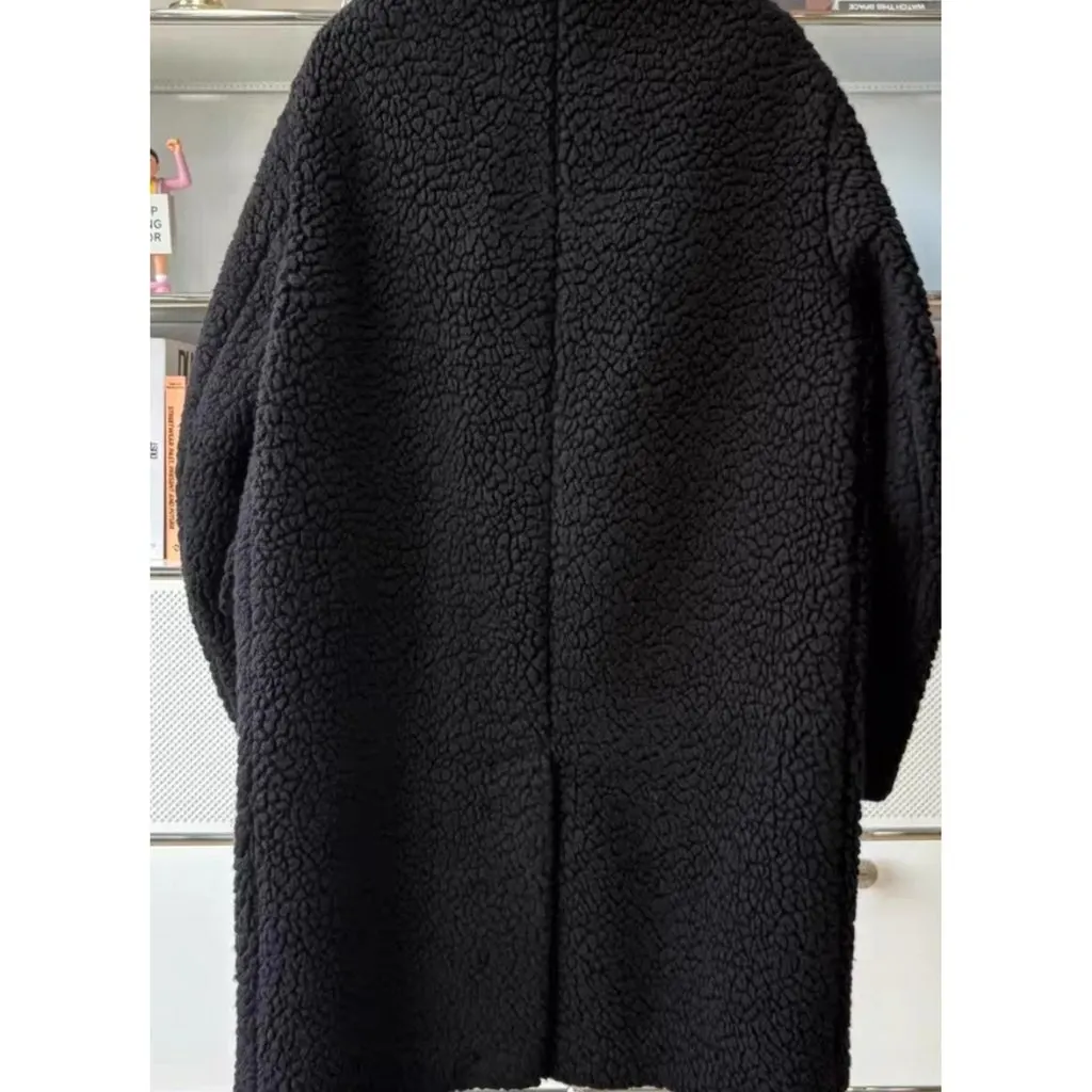 Dior Black Cashmere Coat Black Cashmere Very good - Back View