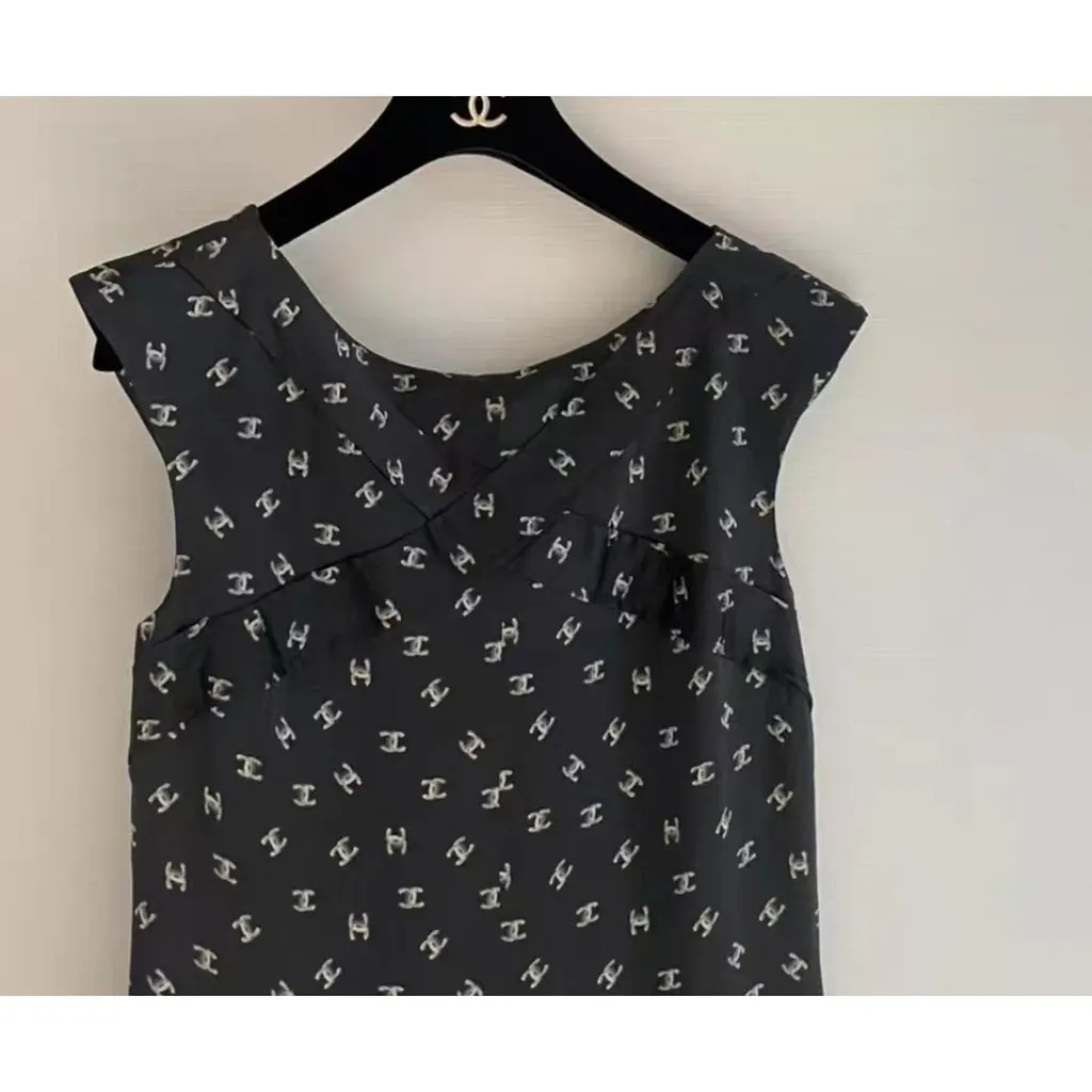 Chanel Silk Dress MultiColor Silk Very good - Inside View