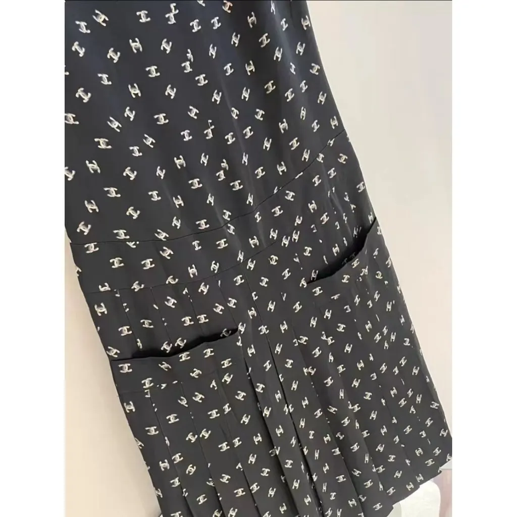 Chanel Silk Dress MultiColor Silk Very good - Model View