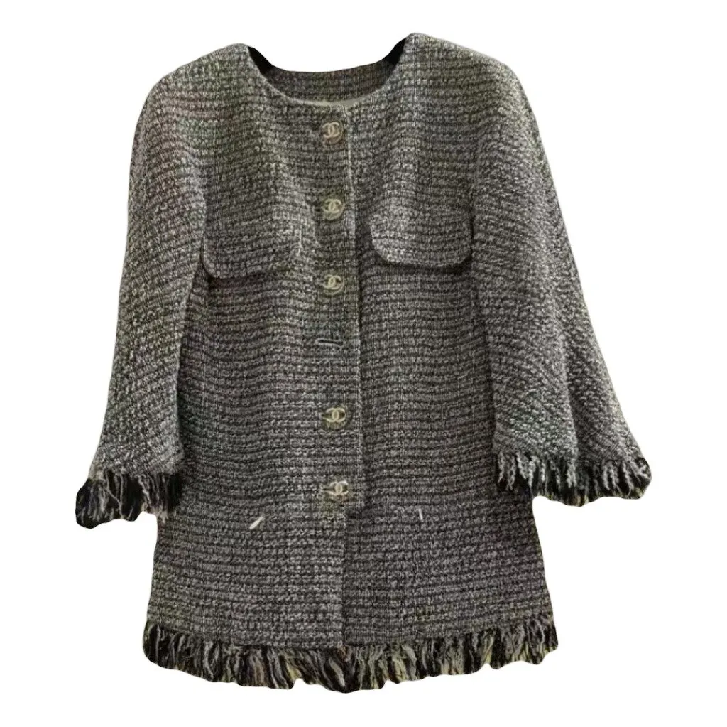 Chanel La Petite Veste Noire Cotton Jacket MultiColor Cotton Very good - Front View
