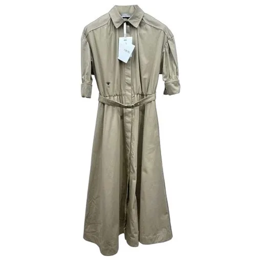 Dior Cotton Trench Coat MultiColor Cotton Never worn, with tag - Front View