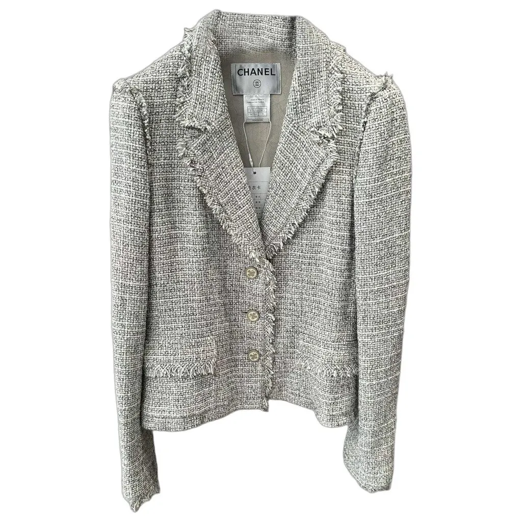 Chanel La Petite Veste Noire Tweed Jacket MultiColor Tweed Very good - Front View
