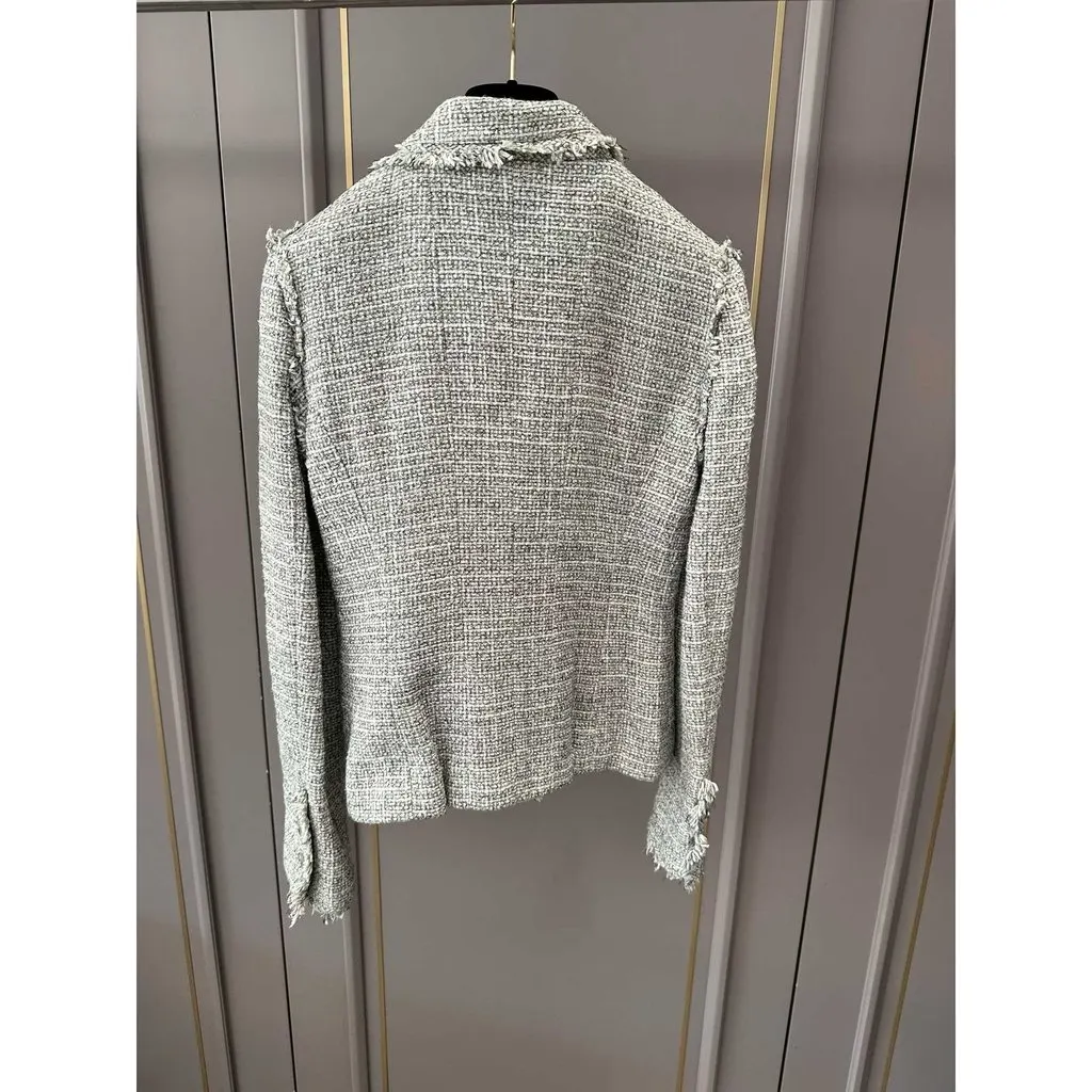Chanel La Petite Veste Noire Tweed Jacket MultiColor Tweed Very good - Back View