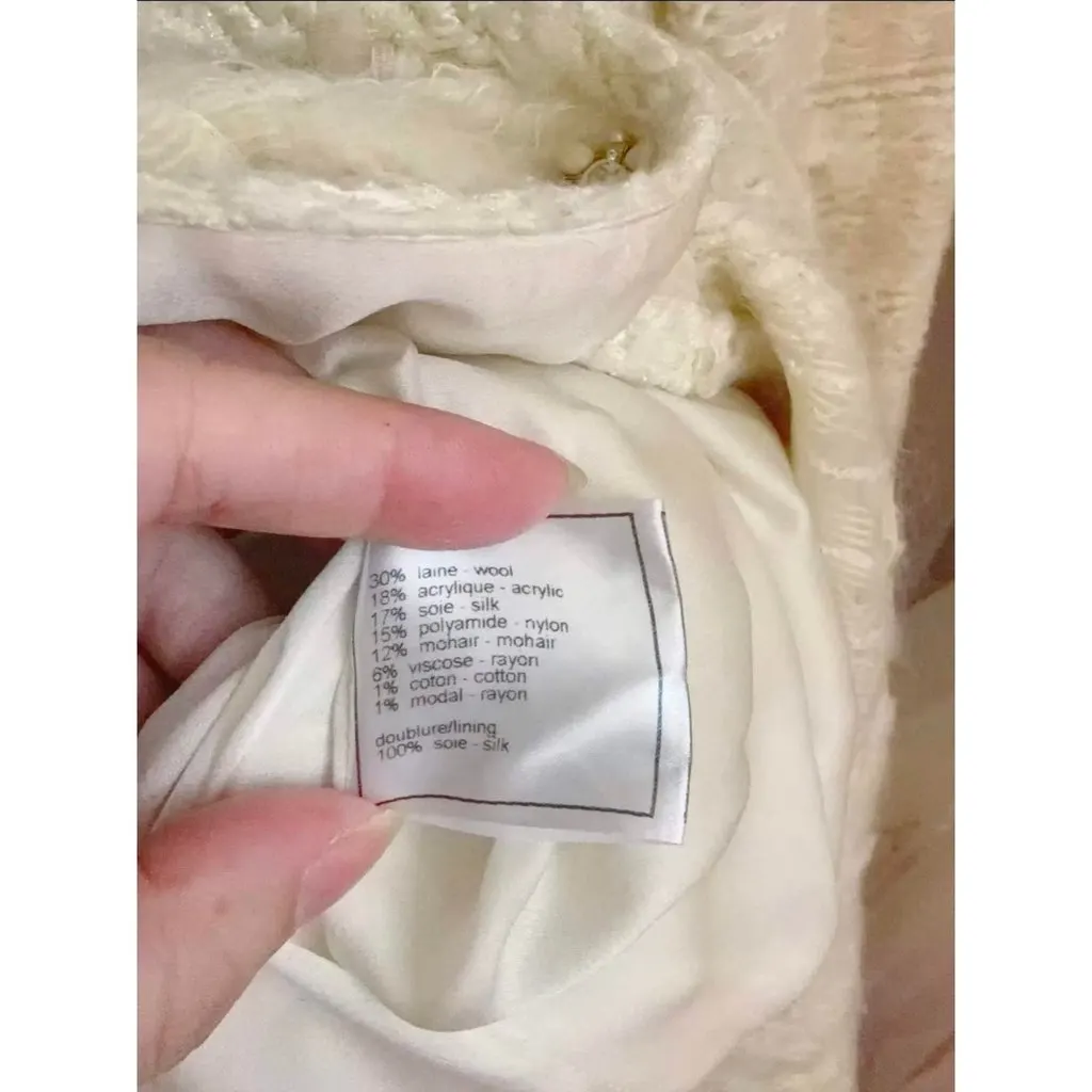 Chanel Wool Dress MultiColor Wool Very good - Inside View
