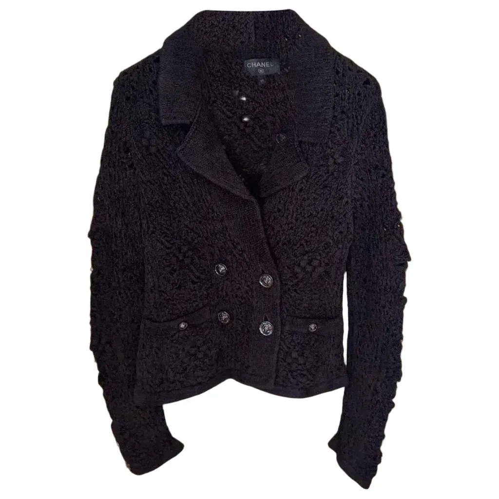 Chanel Black Viscose Knitwear Black Viscose Very good - Front View
