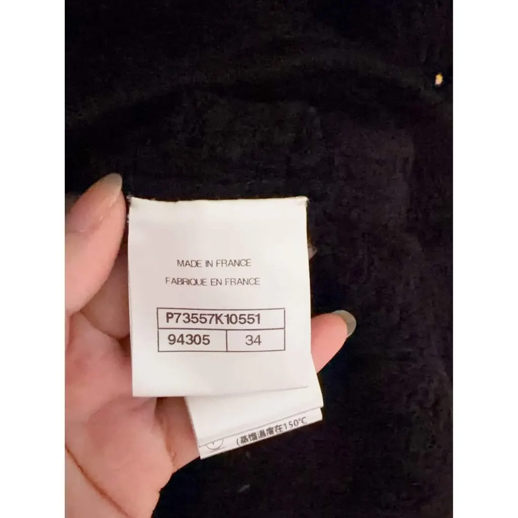 Chanel Black Viscose Knitwear Black Viscose Very good - Inside View