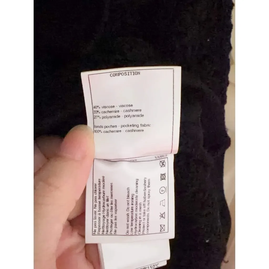Chanel Black Viscose Knitwear Black Viscose Very good - Model View
