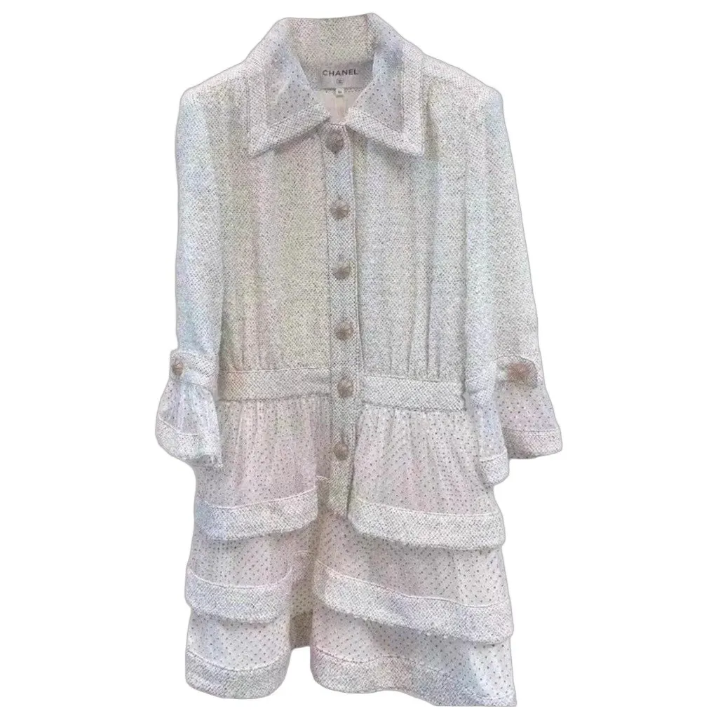 Chanel Polyester Dress MultiColor Polyester Very good - Front View