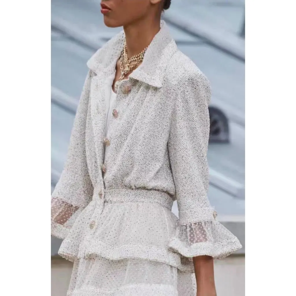 Chanel Polyester Dress MultiColor Polyester Very good - Box View