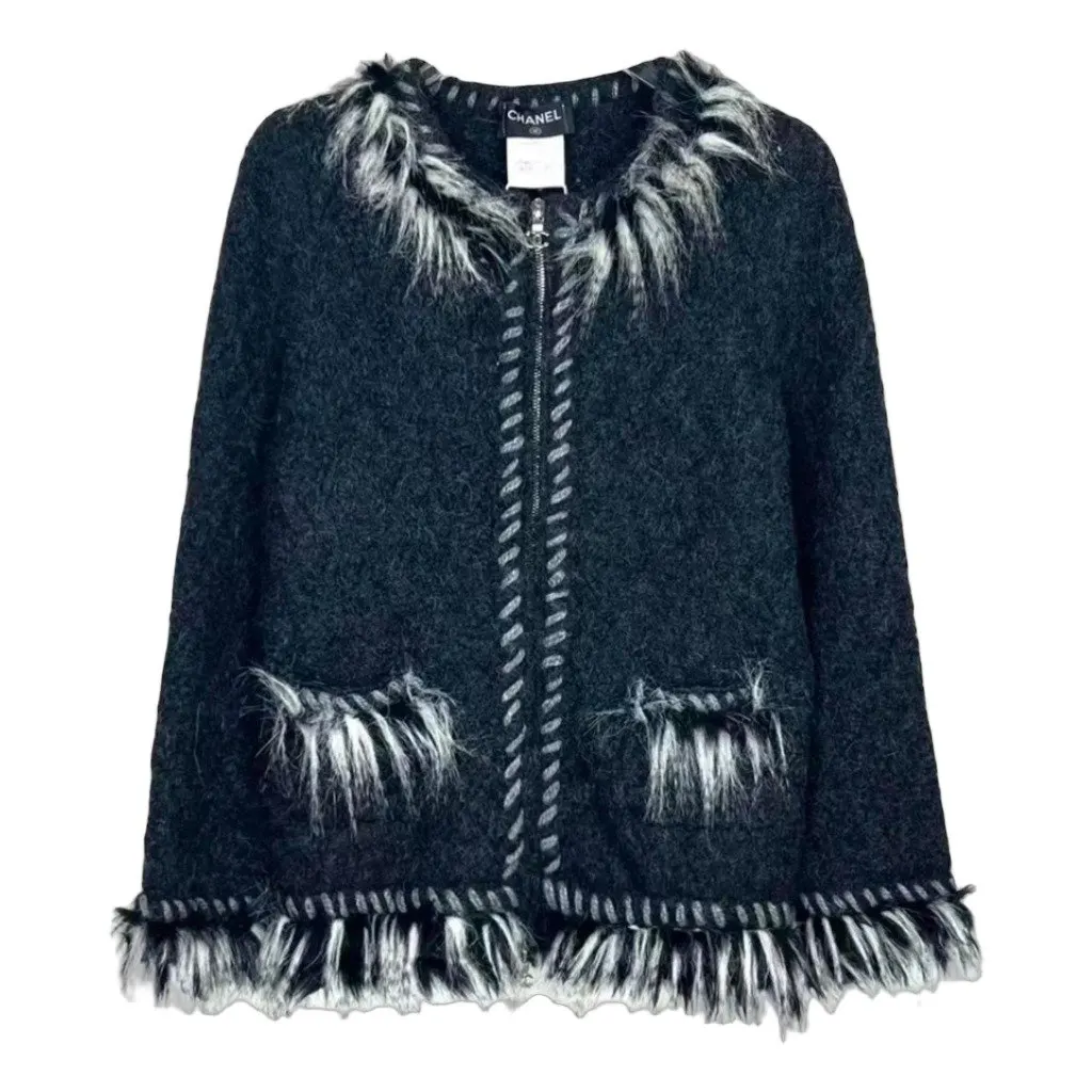 Chanel Wool Knitwear MultiColor Wool Very good - Front View