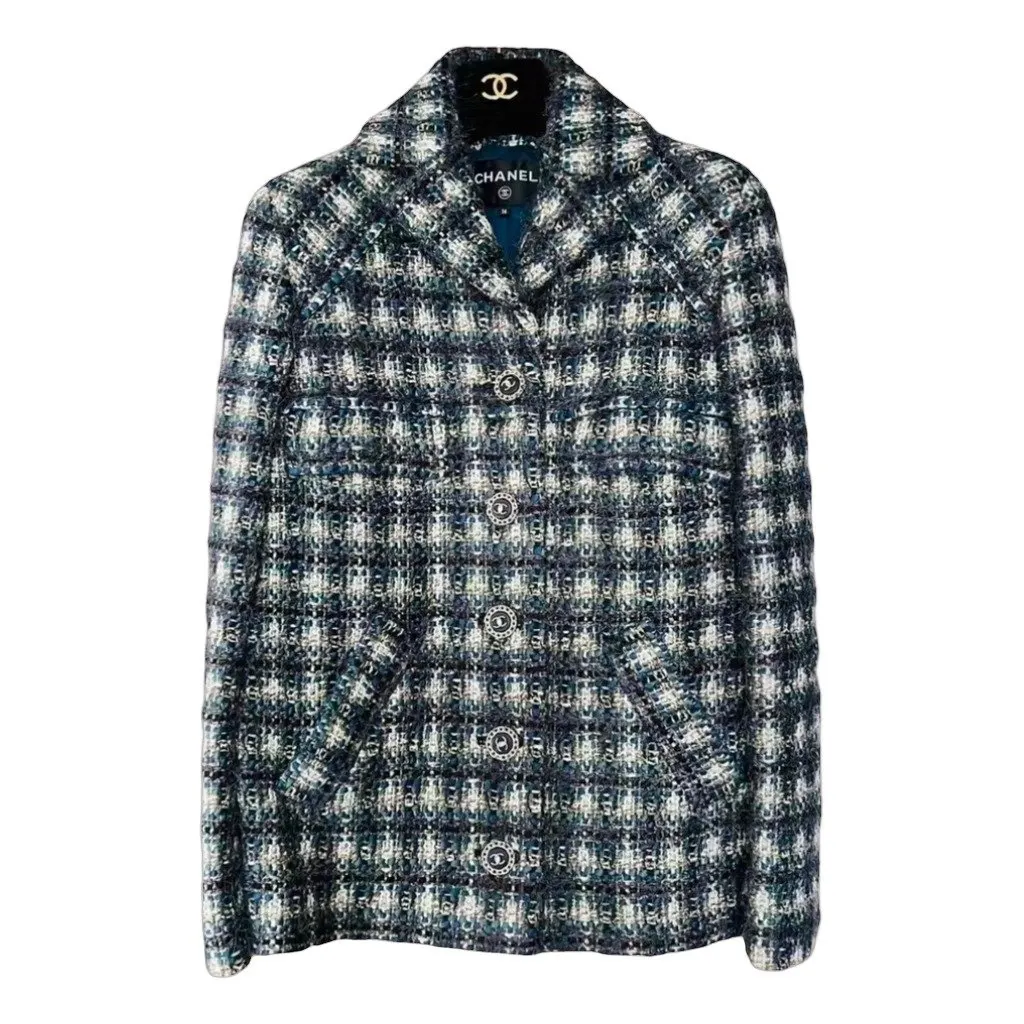 Chanel La Petite Veste Noire Tweed Jacket MultiColor Tweed Very good - Front View