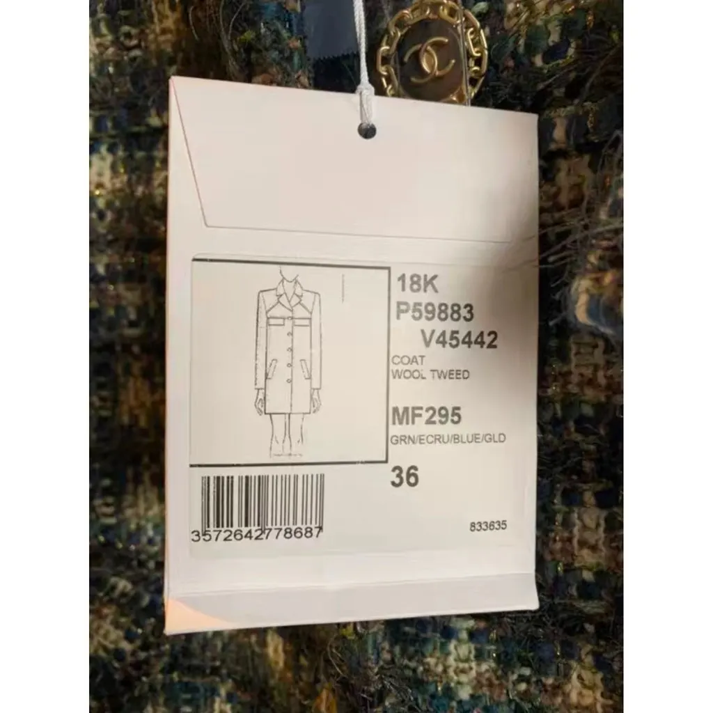 Chanel La Petite Veste Noire Tweed Jacket MultiColor Tweed Very good - Box View
