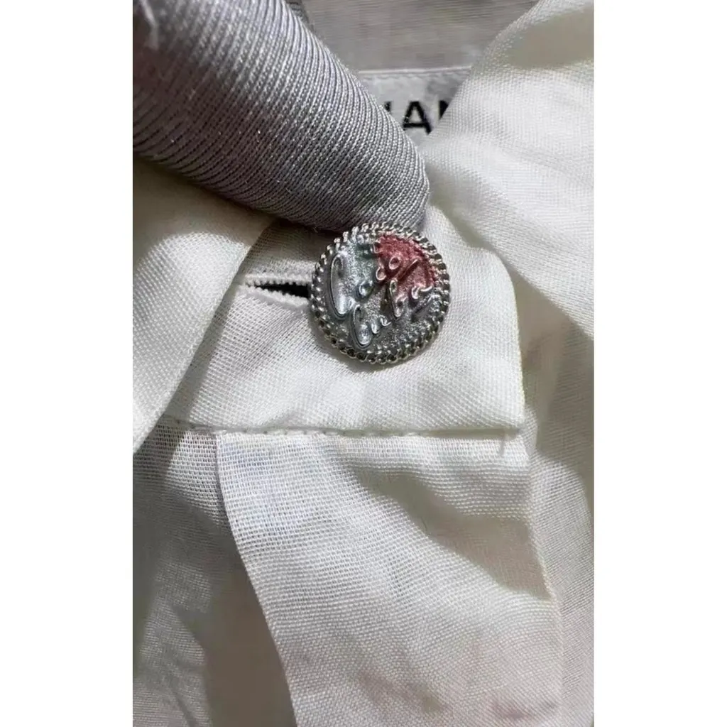 Chanel Cotton Top MultiColor Cotton Very good - Inside View