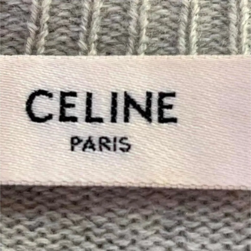 Celine Grey Cashmere Knitwear Grey Cashmere Very good - Back View