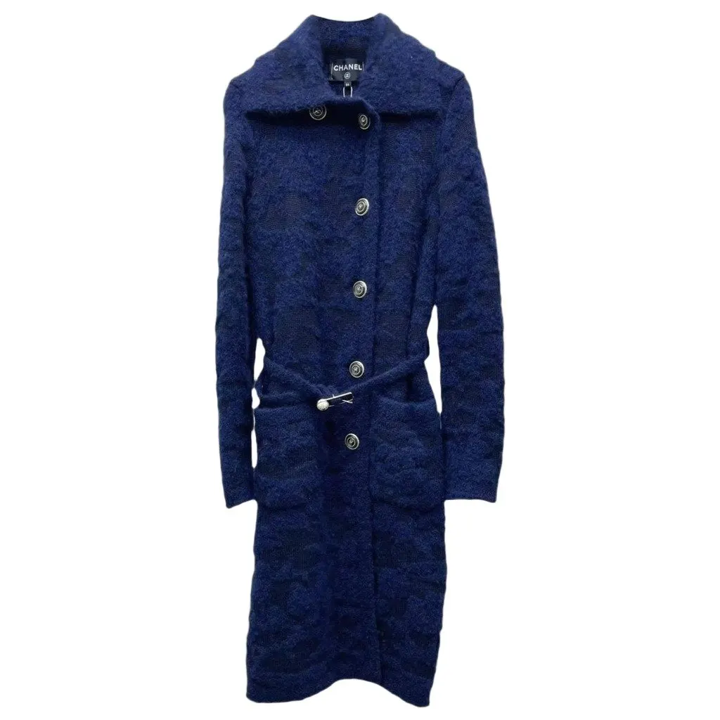 Chanel Cashmere Coat MultiColor Cashmere Very good - Front View