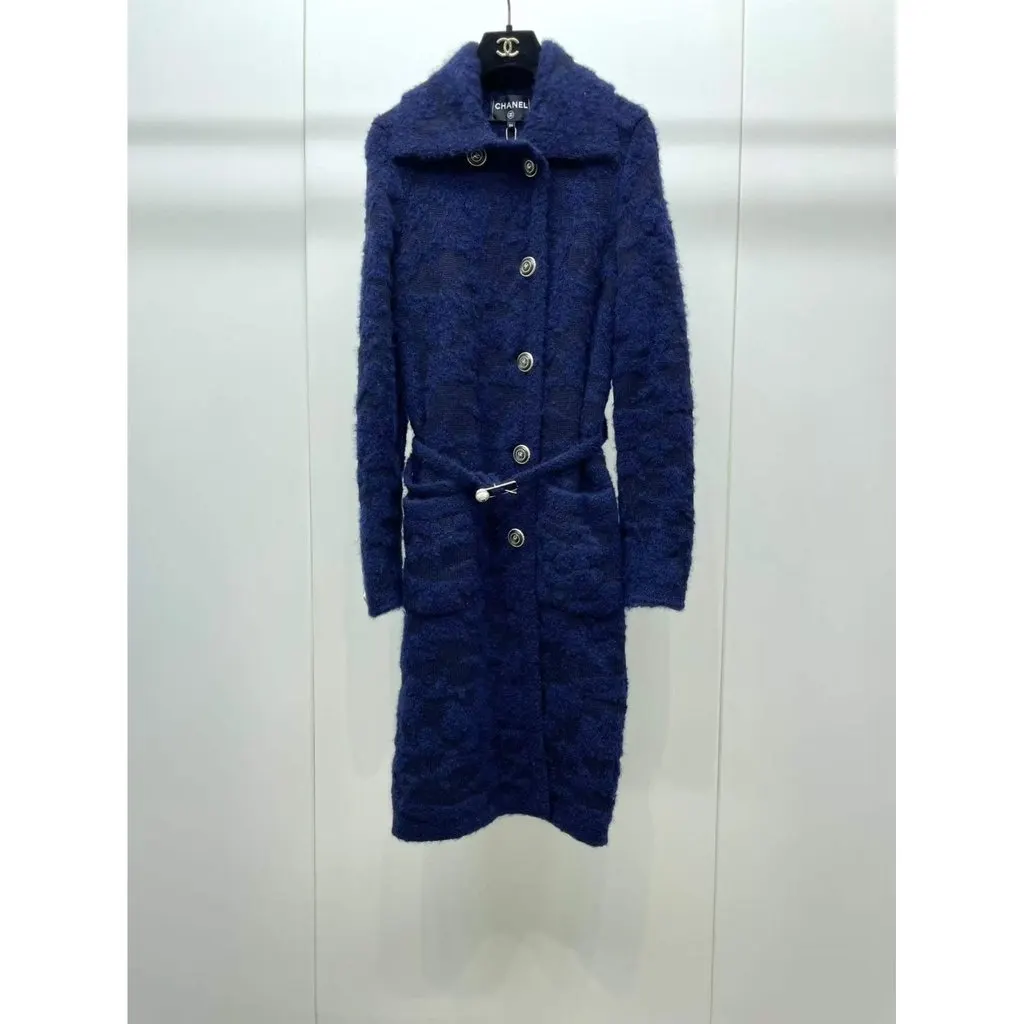 Chanel Cashmere Coat MultiColor Cashmere Very good - Back View