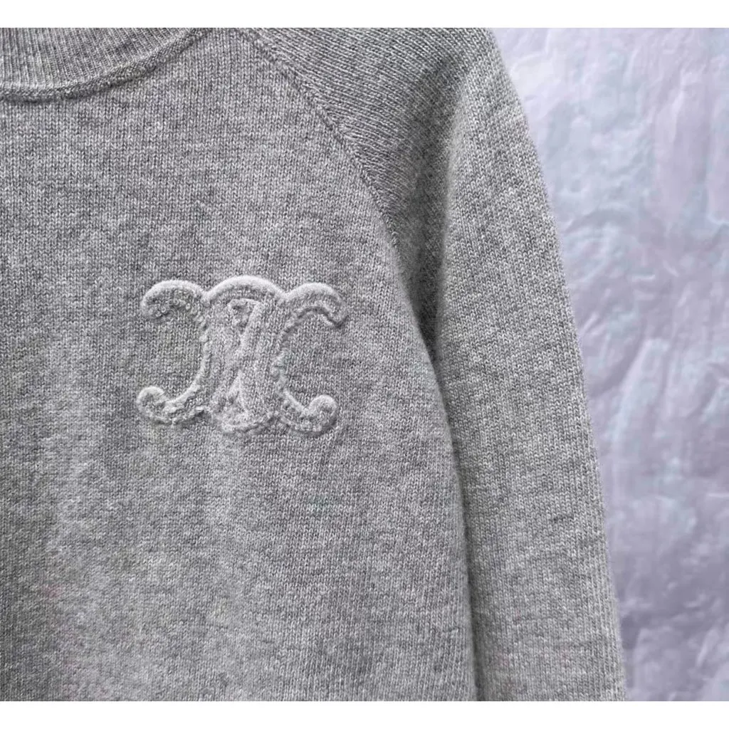 Celine Grey Cashmere Knitwear Grey Cashmere Very good - Inside View