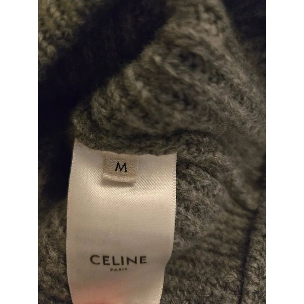 Celine Grey Wool Knitwear Grey Wool Very good - Model View