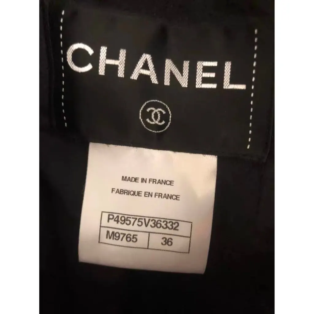 Chanel Wool Coat MultiColor Wool Very good - Box View