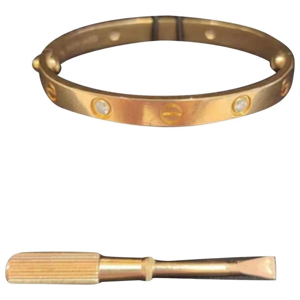 Cartier Love Pink Gold Bracelet MultiColor Very good - Front View