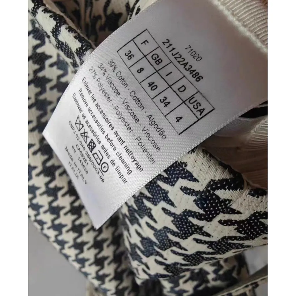 Dior Cotton Skirt MultiColor Cotton Very good - Back View