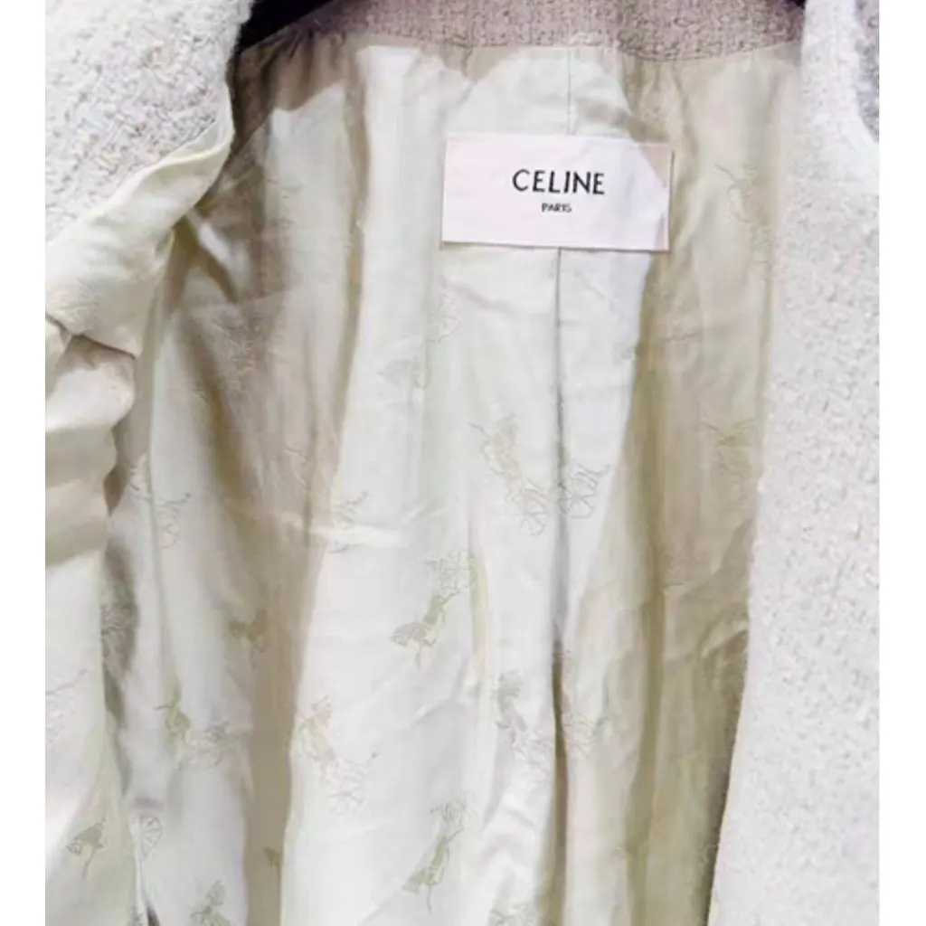 Celine Wool Jacket MultiColor Wool Never worn, with tag - Box View