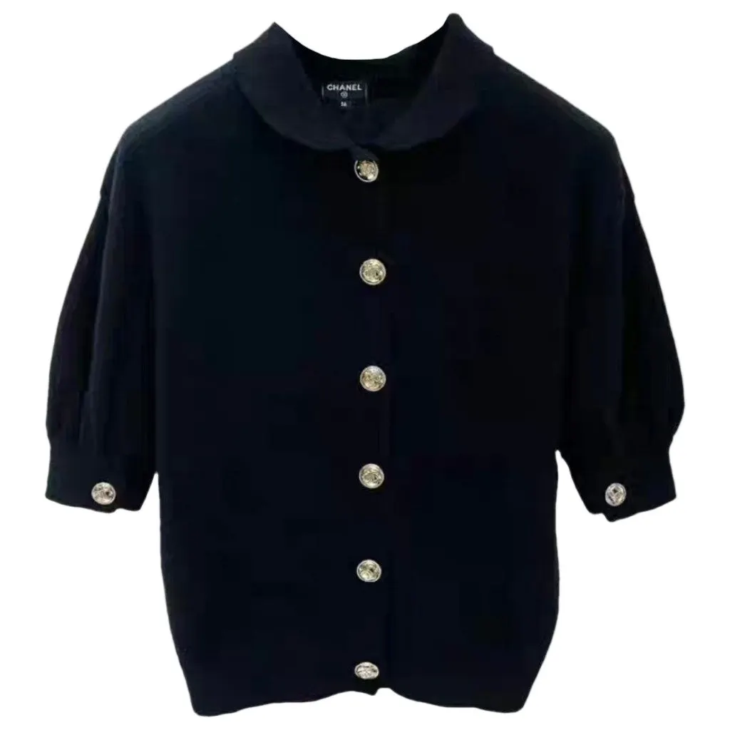 Chanel Black Cashmere Knitwear Black Cashmere Very good - Front View