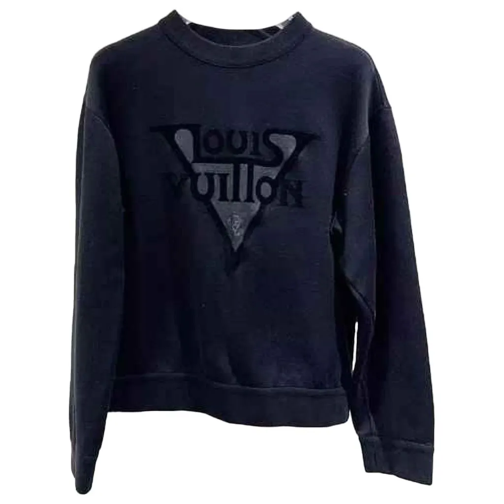 Louis Vuitton Black Cotton Knitwear Black Cotton Very good - Front View
