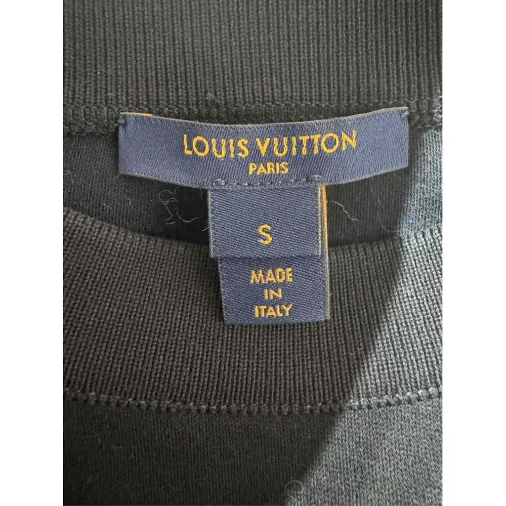 Louis Vuitton Black Cotton Knitwear Black Cotton Very good - Inside View
