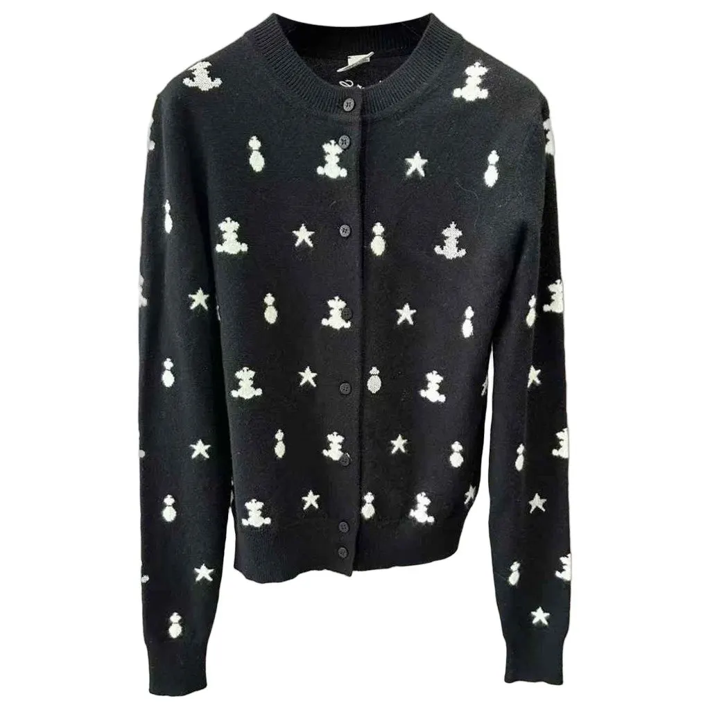 Hermes Black Cashmere Knitwear Black Cashmere Very good - Front View
